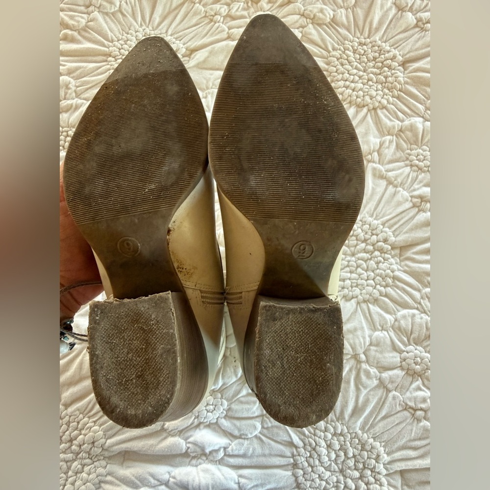 Cream Cowgirl Boots - Picture 7 of 10